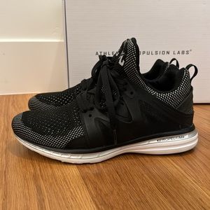 APL Ascend sneakers in black and chrome